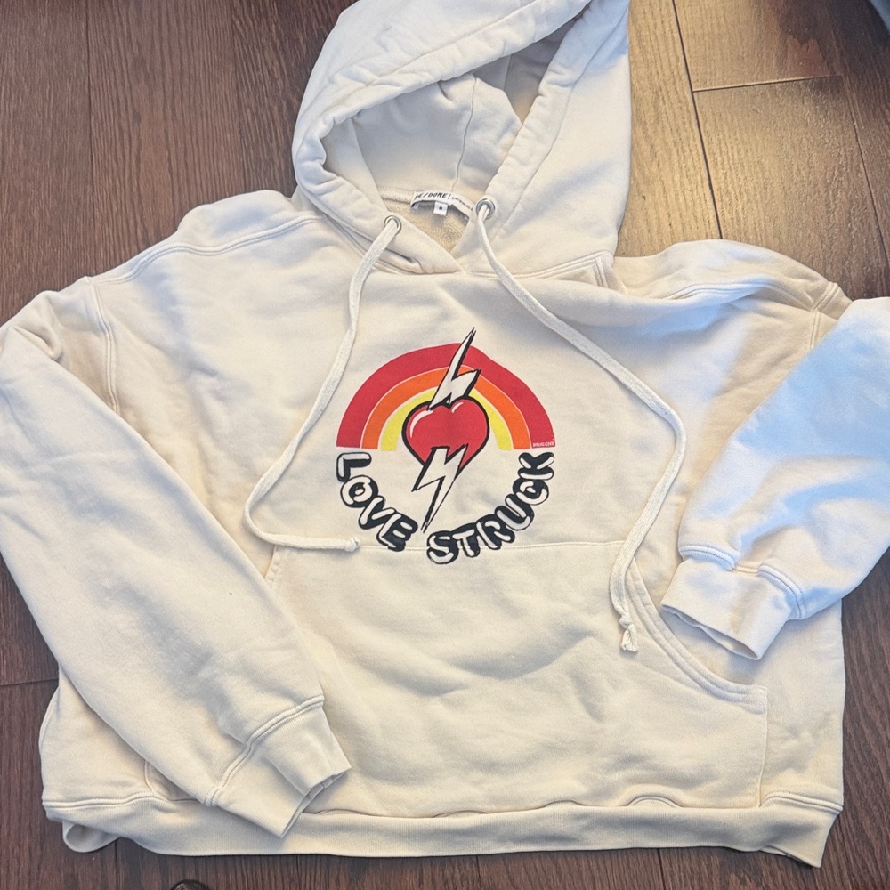 RE/ DONE Love Struck Graphic Hoodie